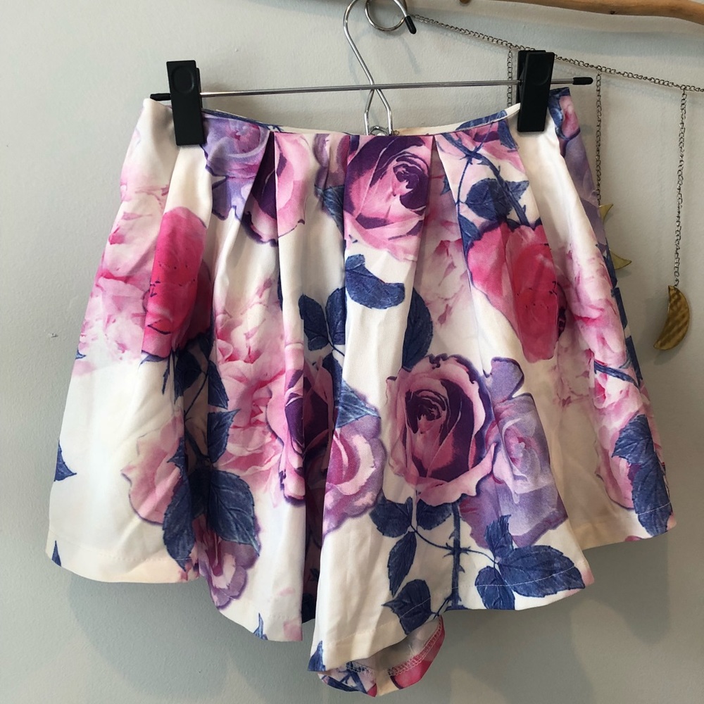 Flowy Floral Shorts
